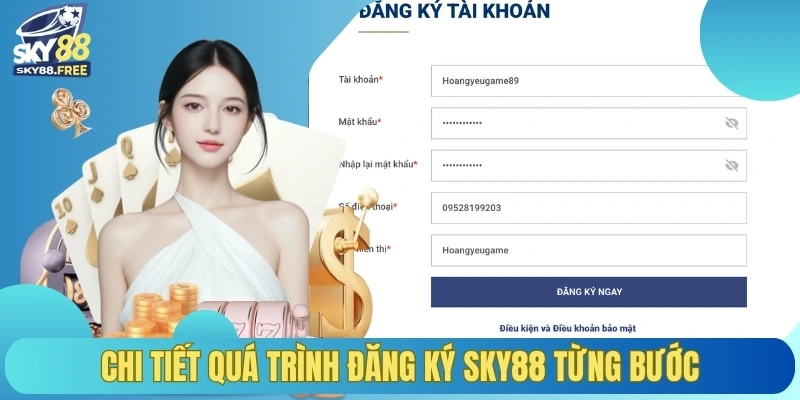 Chi tiết quá trình đăng ký SKY88 từng bước