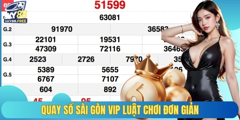 Quay số Sài Gòn VIP luật chơi đơn giản