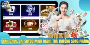 Sảnh game bài SKY88 minh bạch, trả thưởng sòng phẳng